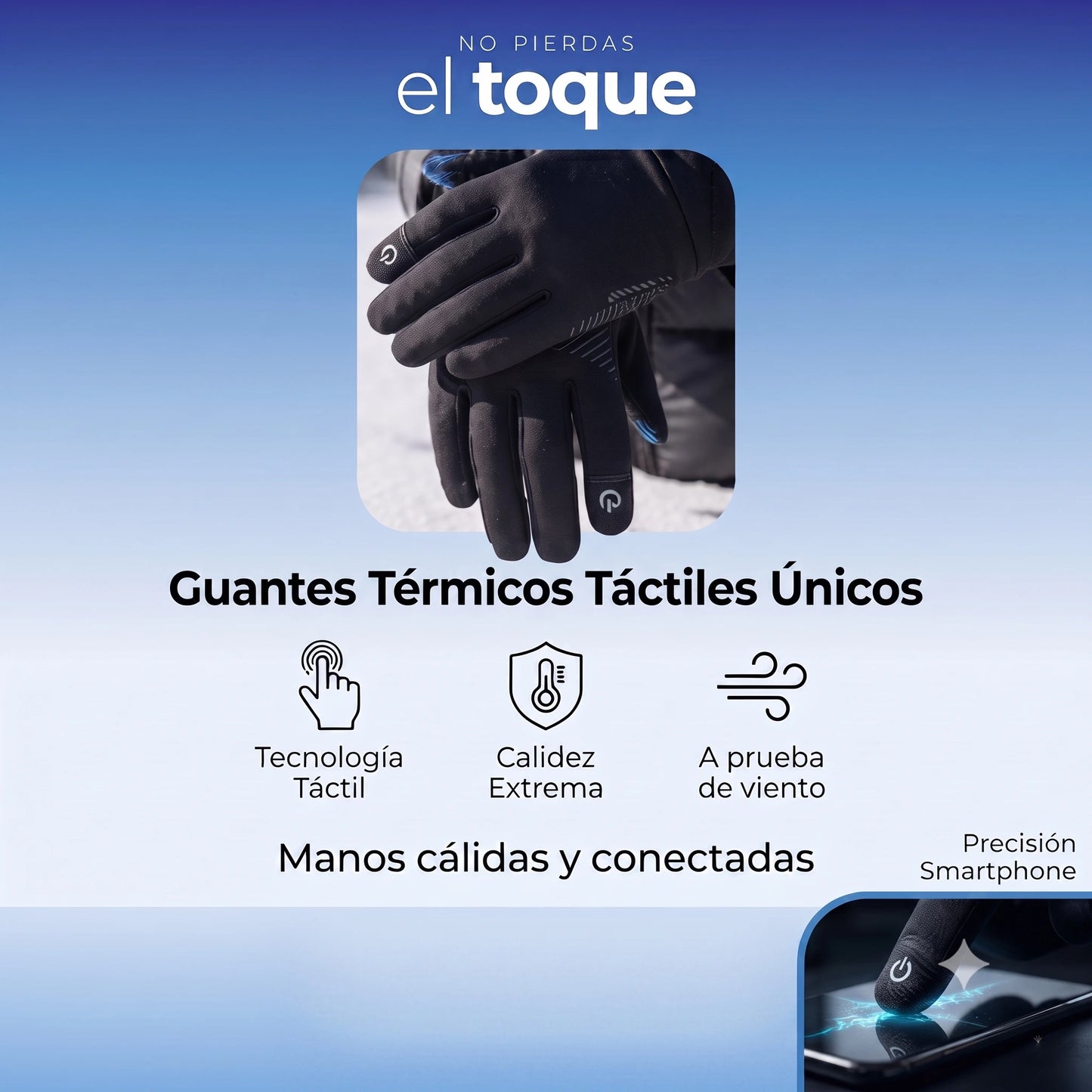 Guantes Térmicos con Conectividad Táctil🖐️📱