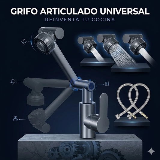 ¡Transforma tu Cocina!🚰✨Grifo Llave Giratorio 360° Universal Flexible