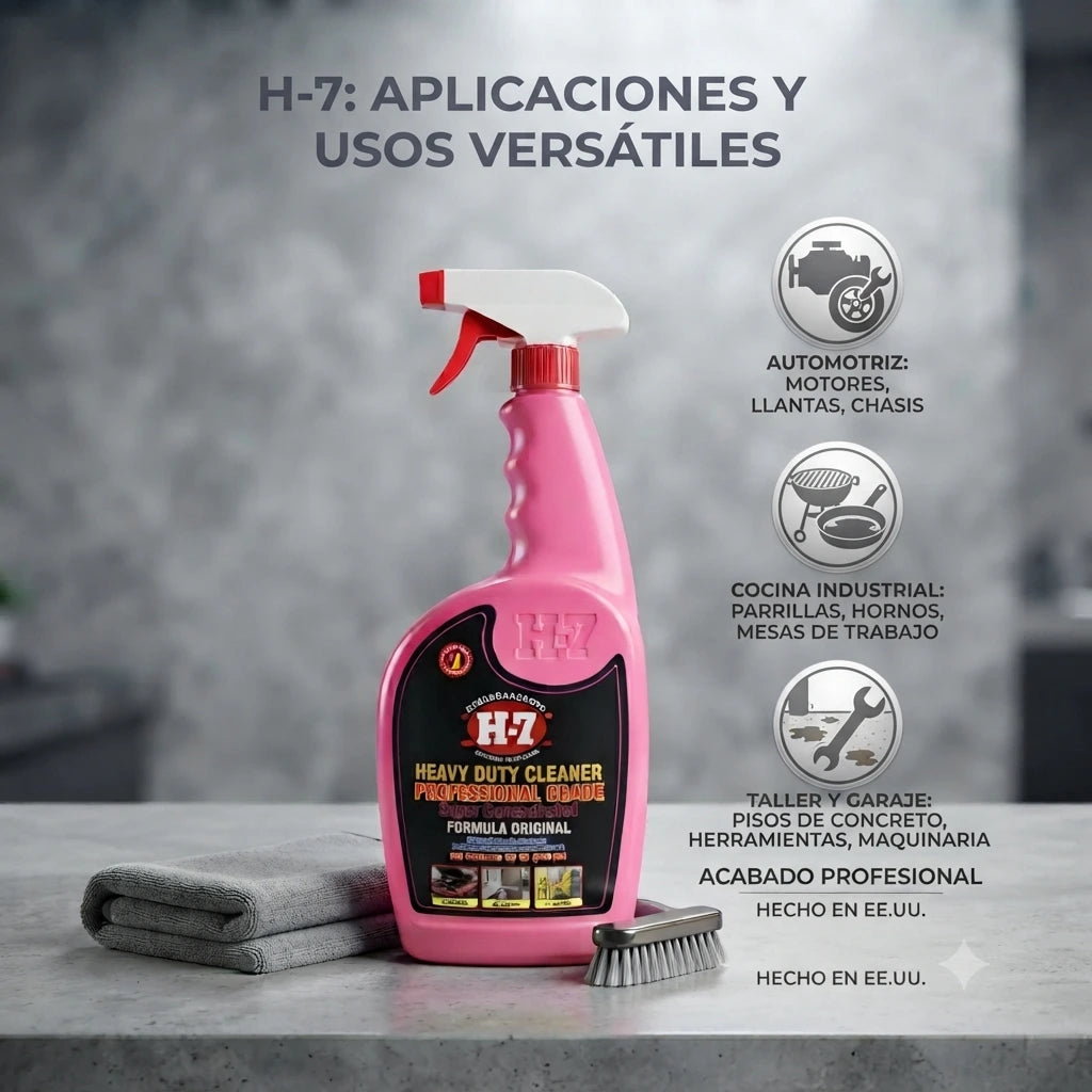 Potente Desengrasante Multiuso H-7®︎