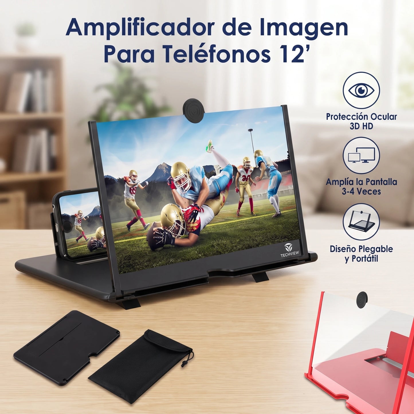 Amplificador de Imagen para Teléfonos 12"