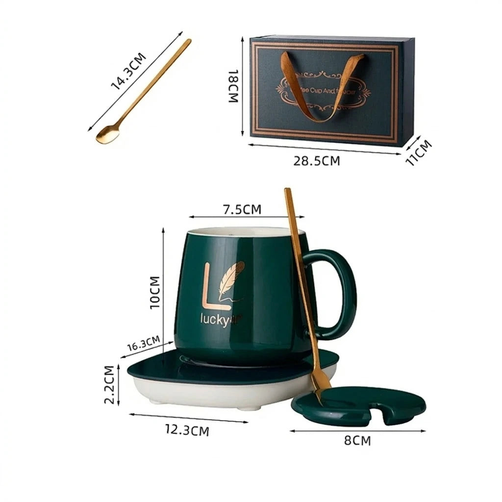 Set de taza con calentador