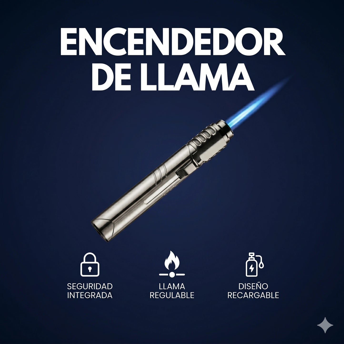 Mini Soplete Recargable Alta Llama🔥🔥
