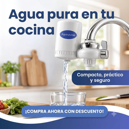 Filtro Purificador de Agua💧Agua Pura y Saludable desde el Chorro💧