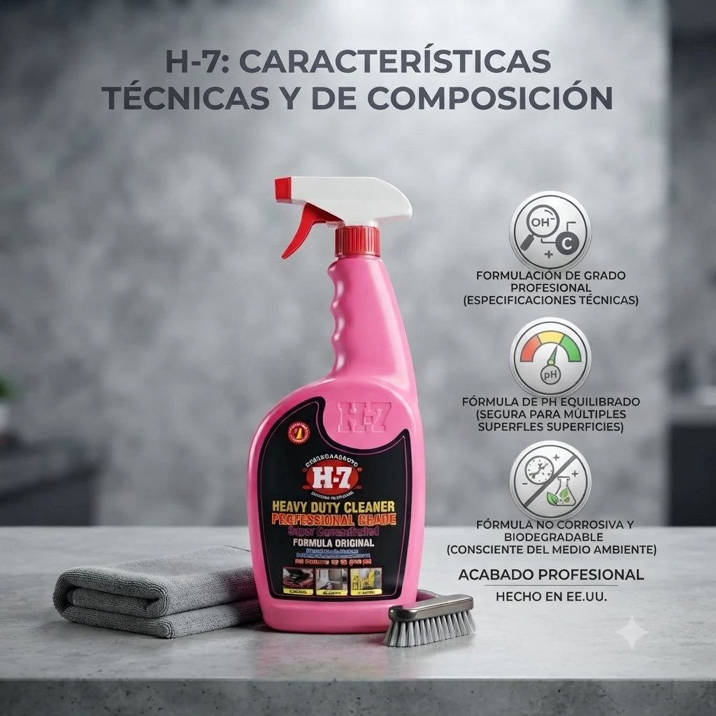 Potente Desengrasante Multiuso H-7®︎
