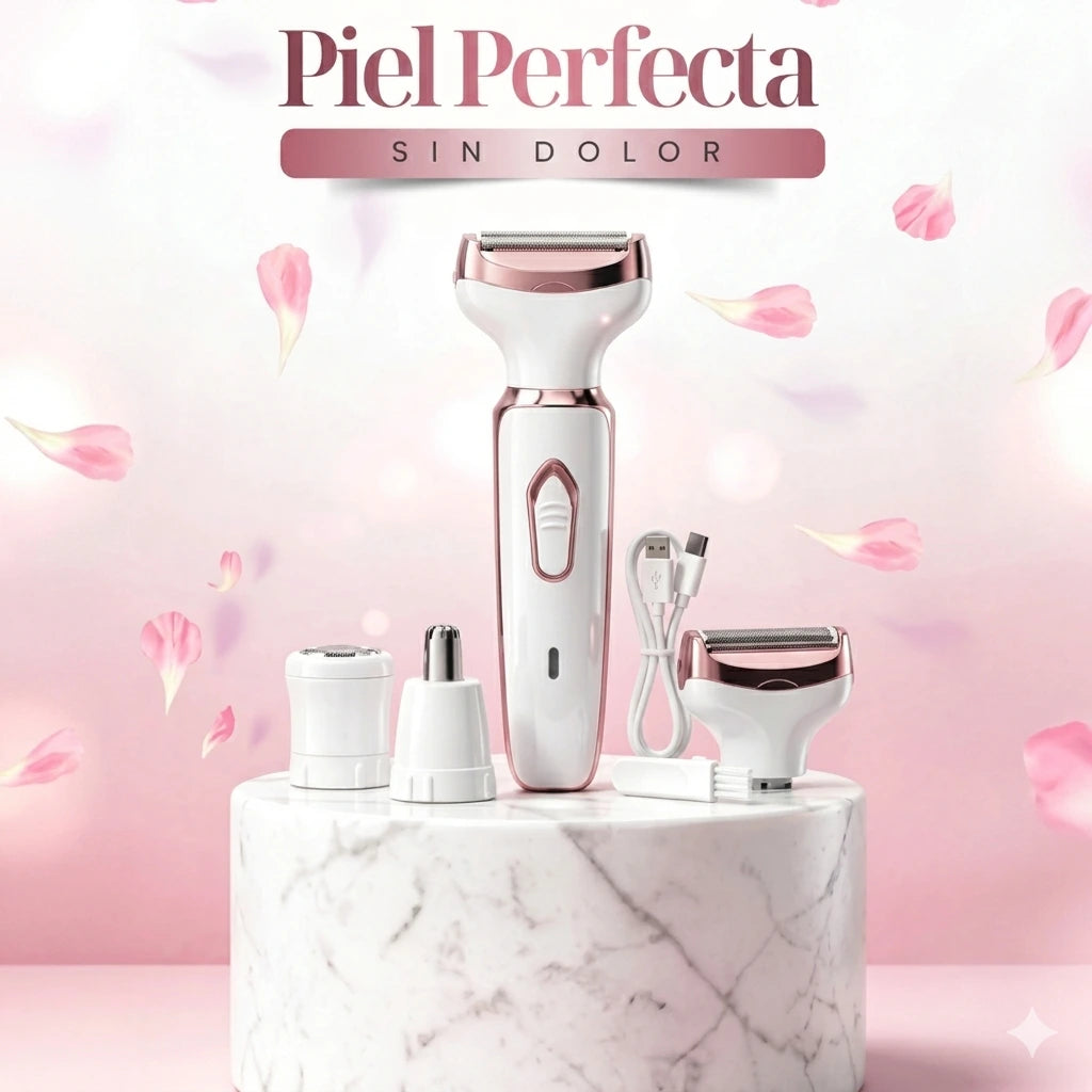 🌟 Piel Perfecta y Suave en Minutos🌟Depiladora 4 en 1