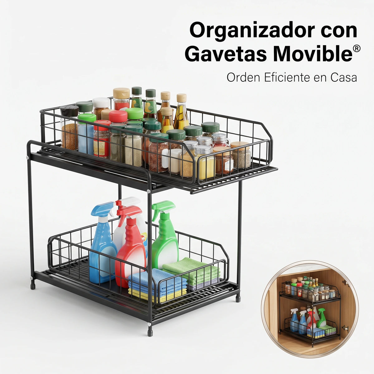 Organizador con Gaveta Movibles🏡✨ | ¡Transforma tu Hogar!