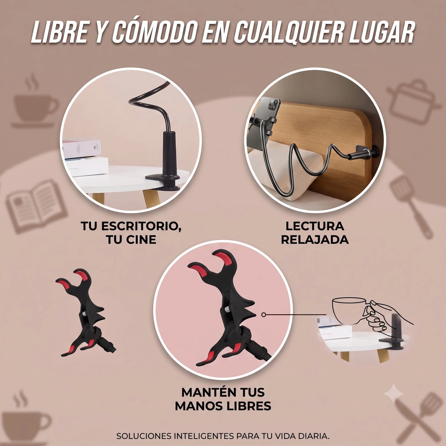 Soporte para teléfono y Tablet 80cm