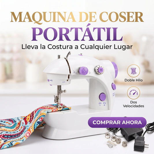 Maquina de Coser Portátil🧵⚡Cose Fácil y sin complicaciones⚡🧵