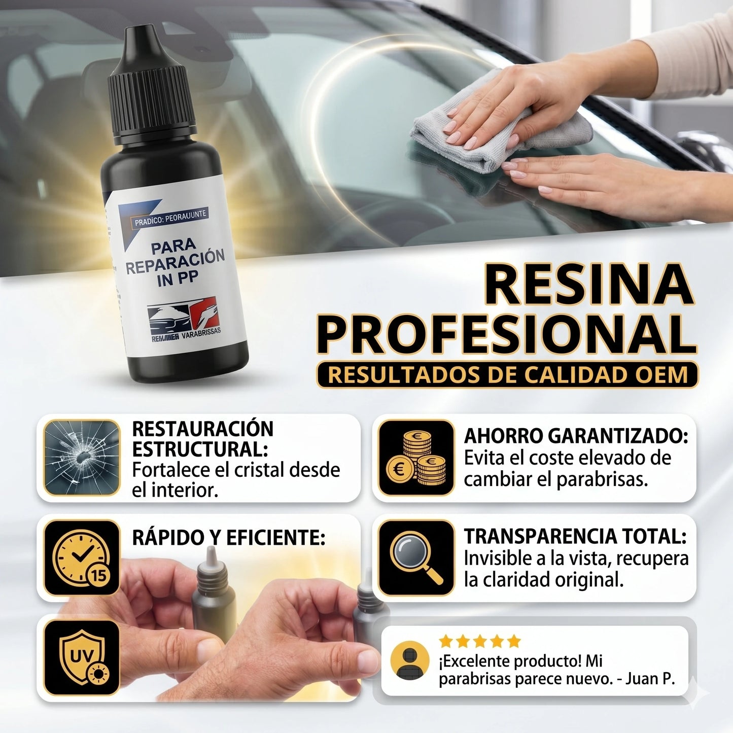 Cristal Nuevo✨ Resina Repair Pro®︎