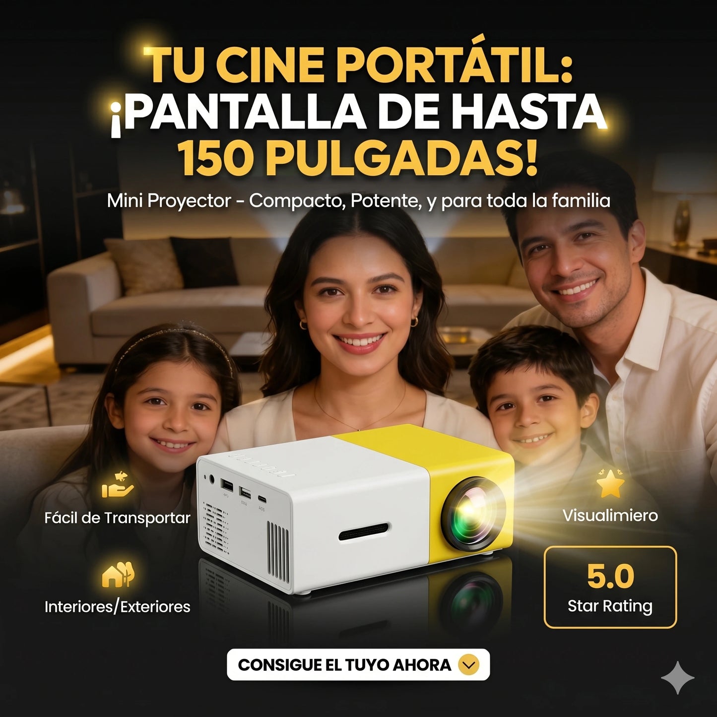Proyector Ultra Vision 4K - Smart™
