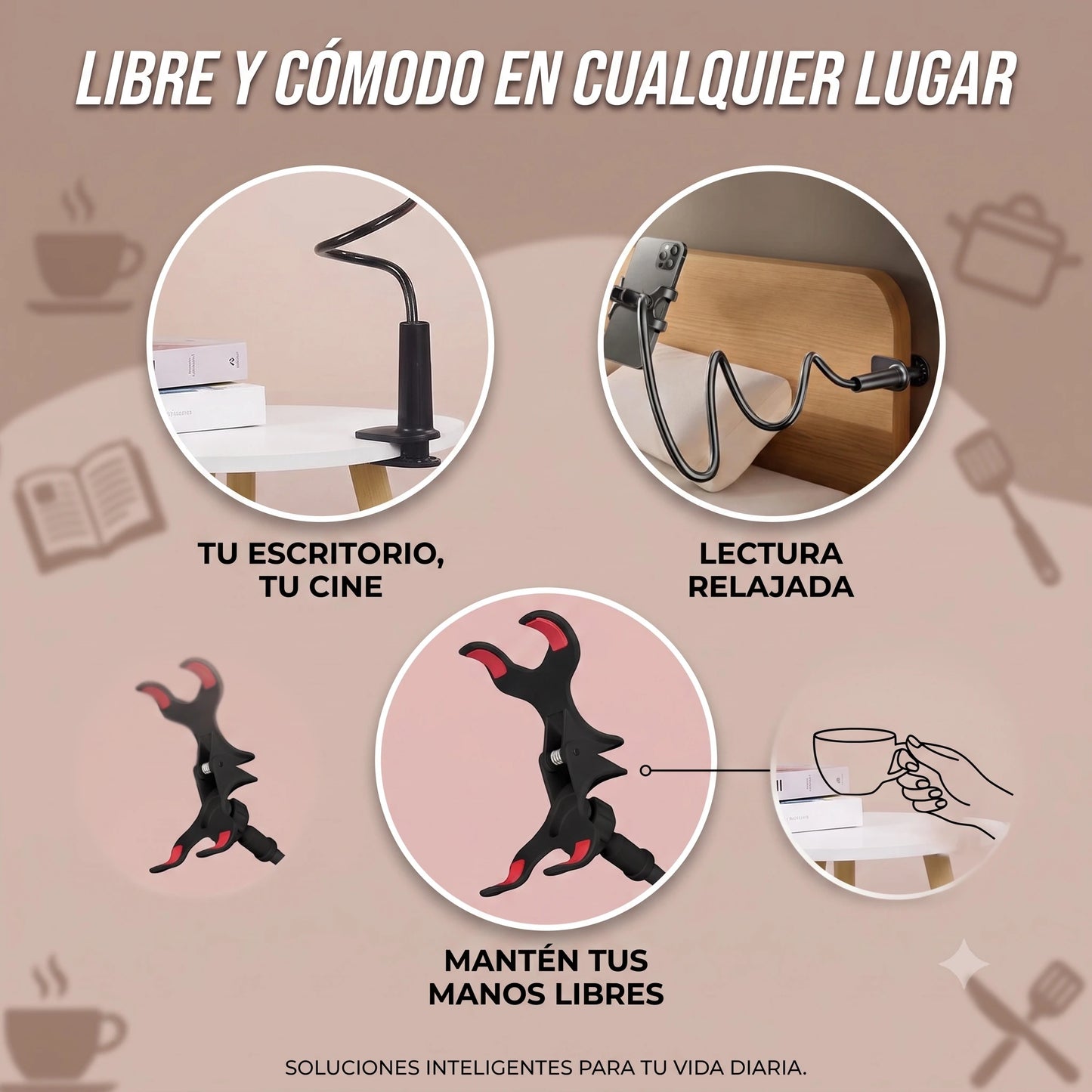 Soporte para teléfono y Tablet 80cm