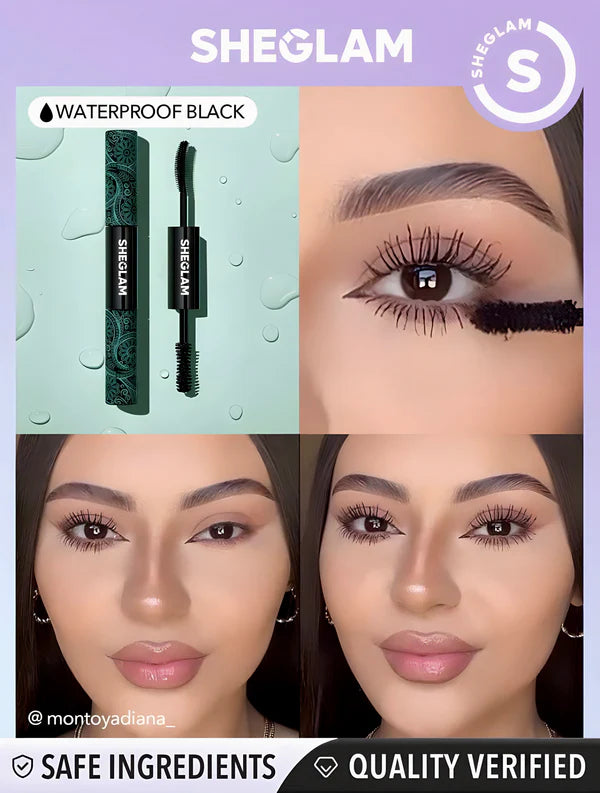 Mascara de pestaña 2 en 1 Sheglam®︎ Resistente al agua