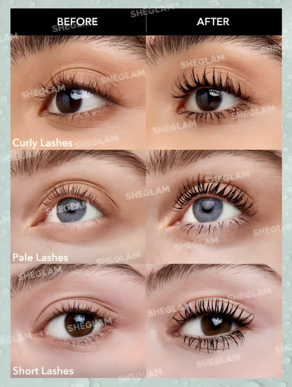 Mascara de pestaña 2 en 1 Sheglam®︎ Resistente al agua