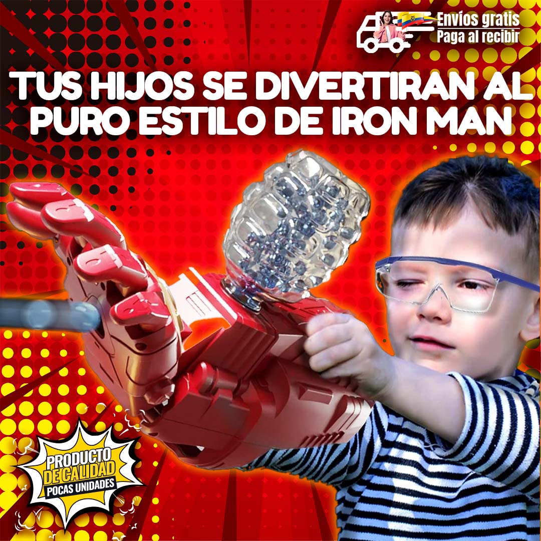 Guante hidrogel super héroe🔥