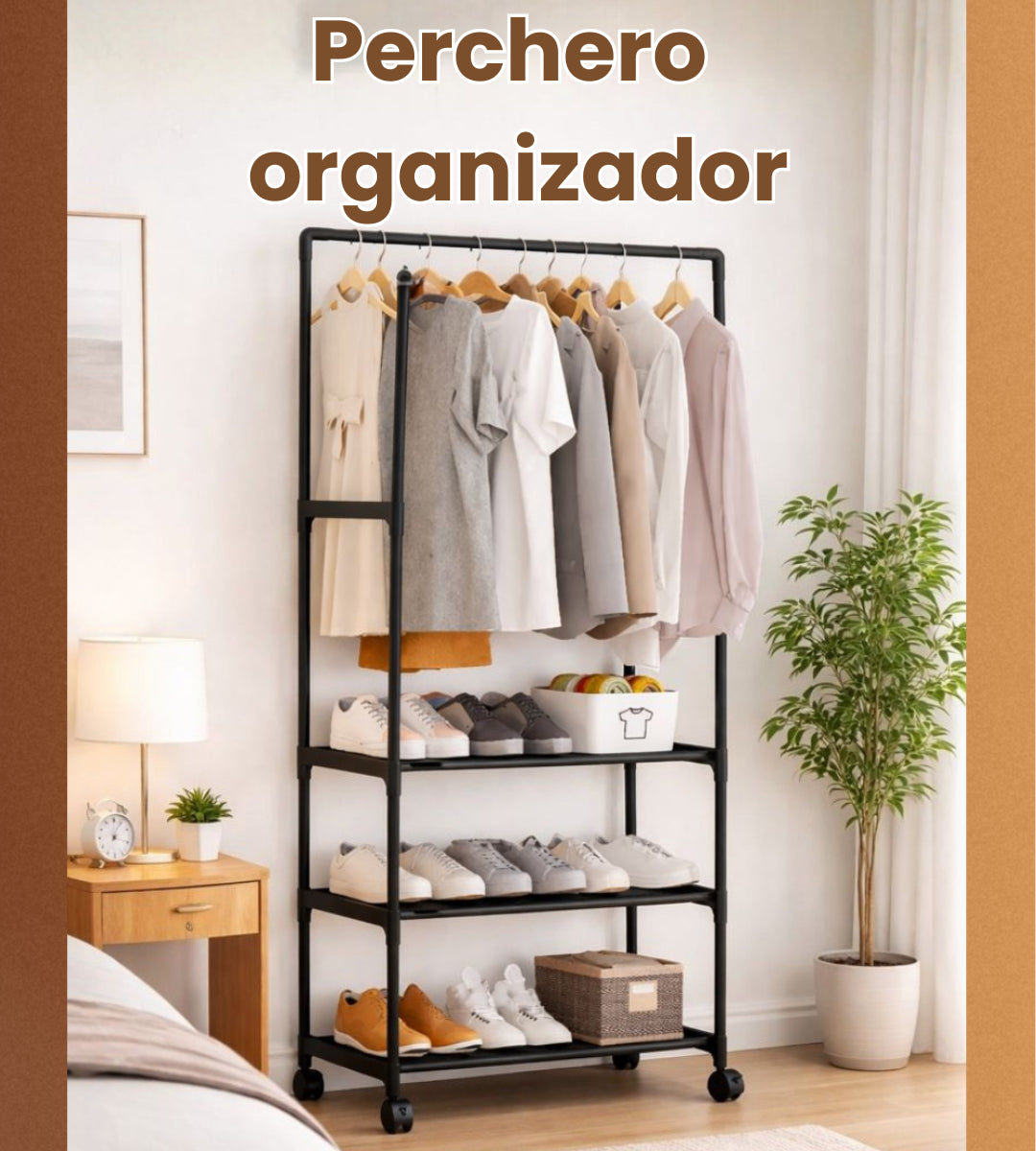 🏠 ¡Organiza tu Espacio con Estilo! – Perchero Colgador Multinivel