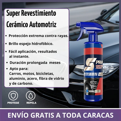 Spray Revestimiento Total Premium – Tu auto y moto como nuevo en minutos⭐