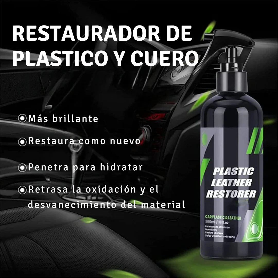 Restaurador de plastico y cuero para carros y motos