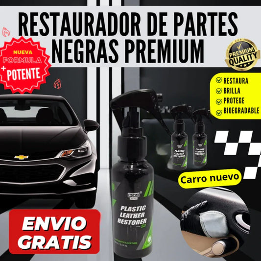 Restaurador de plastico y cuero para carros y motos