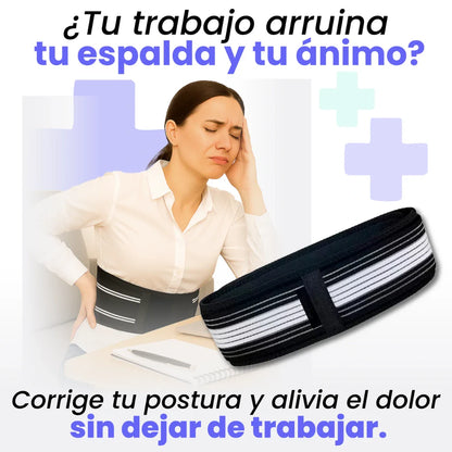 Cinturón de soporte lumbar, ciática, alineación de columna