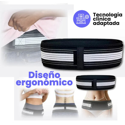 Cinturón de soporte lumbar, ciática, alineación de columna