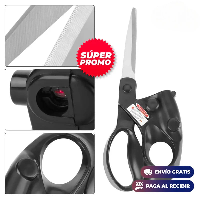 Tijera con medidor laser infrarrojo✂️