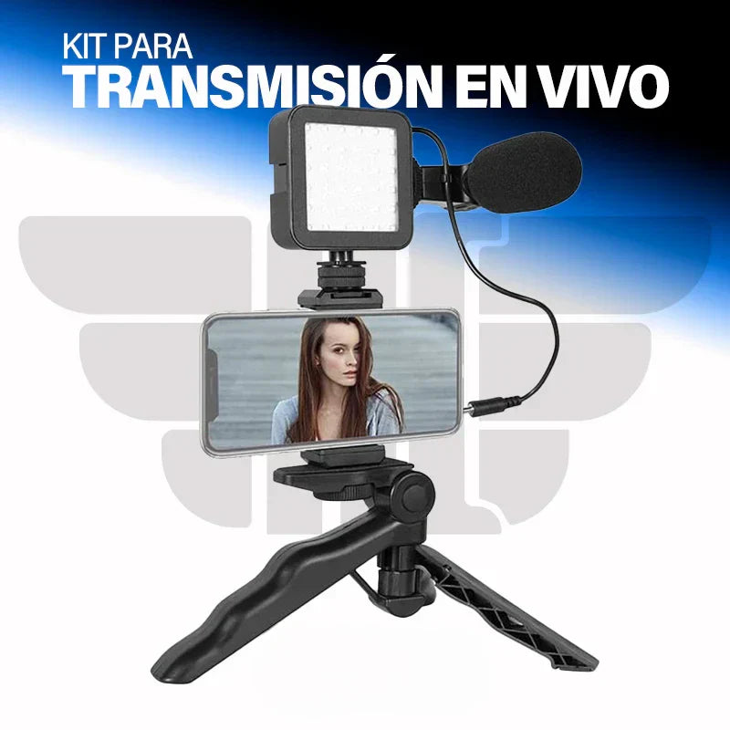 Set de Grabación Profesional (Kit de Vlogging)