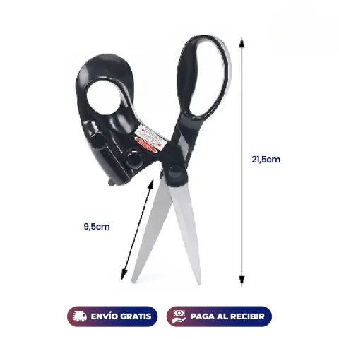 Tijera con medidor laser infrarrojo✂️