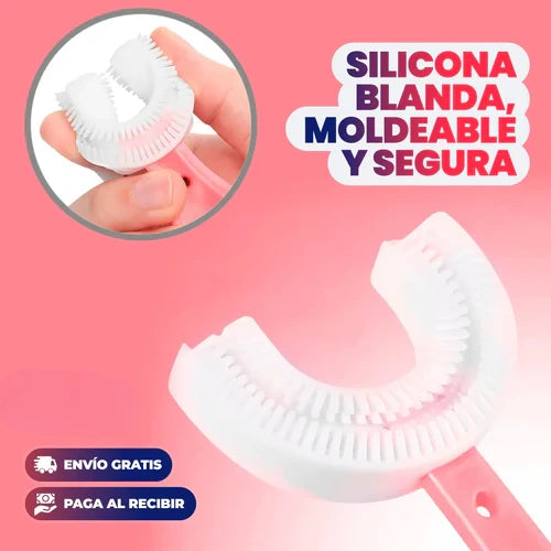 Cepillo de diente para niños en forma de U ( 2x1 )