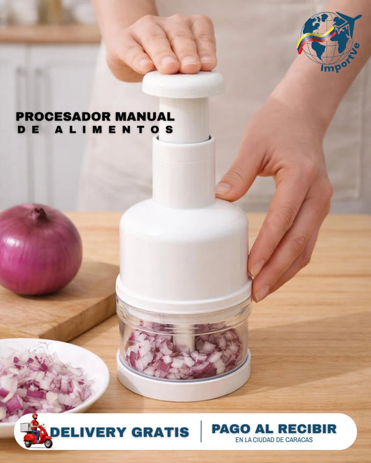 Procesador picador manual de alimentos🥗