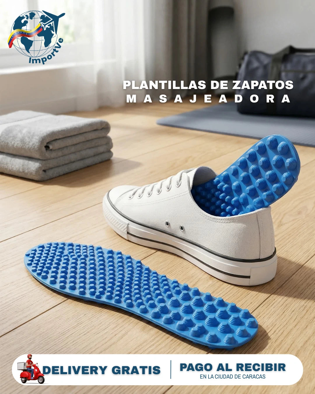 Plantilla Masajeadora relajante 4D - Alivio de dolores diarios👣