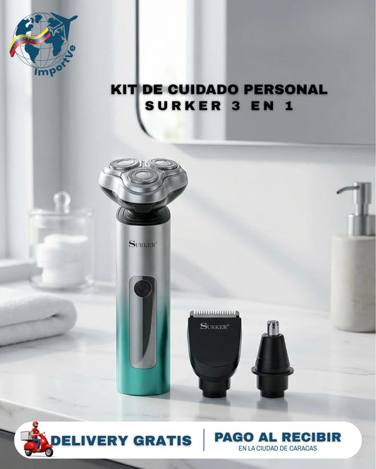 Maquina de Afeitar 3 en 1, Rutina de cuidado completa✨
