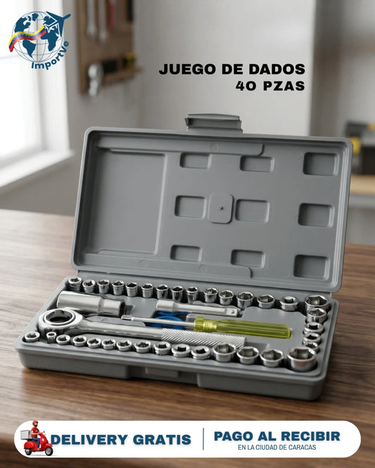 Juego Dados 40 Piezas🛠️🚀 ¡Oferta Liquidación!✨